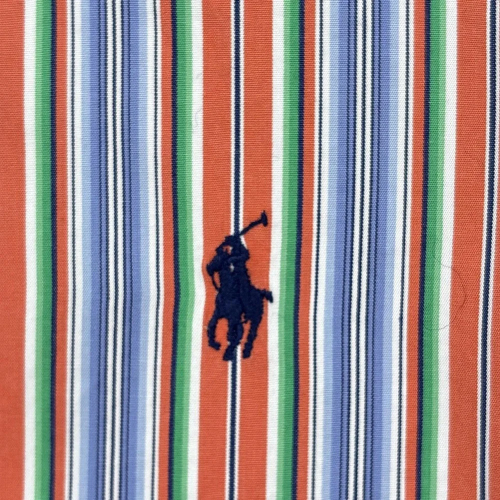 Ralph Lauren Shirt Mens Large Multicolor Blanket Southwest Stripe Classic Button